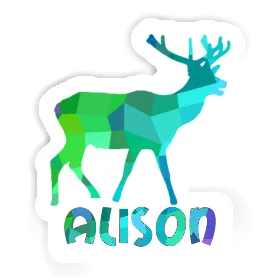 Sticker Hirsch Alison Image