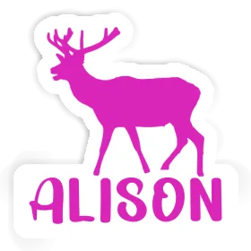 Aufkleber Hirsch Alison Image