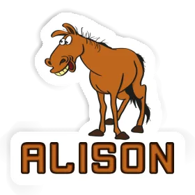 Sticker Alison Horse Image