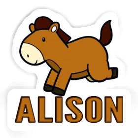 Sticker Alison Horse Image