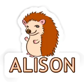 Sticker Hedgehog Alison Image