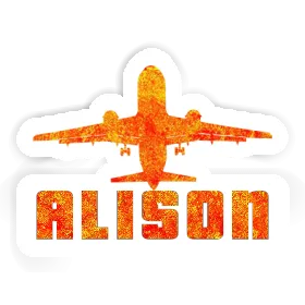 Sticker Jumbo-Jet Alison Image