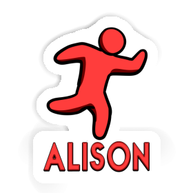 Alison Autocollant Joggeur Image