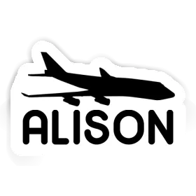 Sticker Jumbo-Jet Alison Image