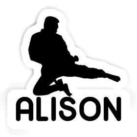 Alison Sticker Karateka Image