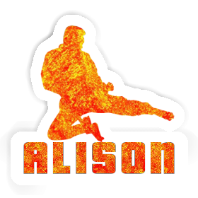 Karateka Sticker Alison Image