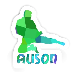 Alison Sticker Karateka Image