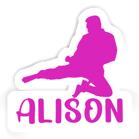 Sticker Karateka Alison Image