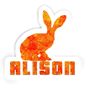 Aufkleber Alison Hase Image