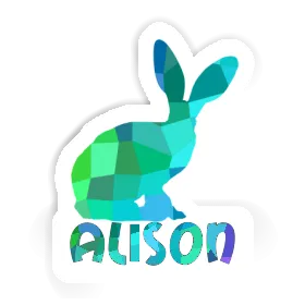 Sticker Hase Alison Image