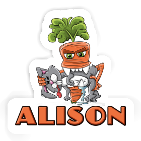 Monster Carrot Sticker Alison Image