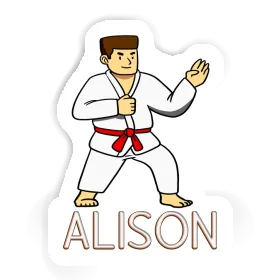 Alison Sticker Karateka Image