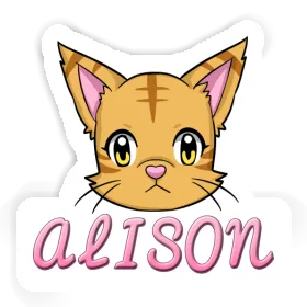 Cathead Sticker Alison Image