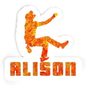 Kletterer Sticker Alison Image