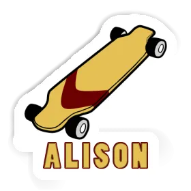 Alison Sticker Longboard Image