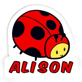 Sticker Alison Ladybug Image