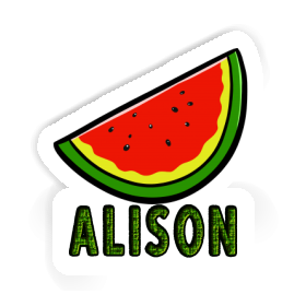 Alison Sticker Wassermelone Image