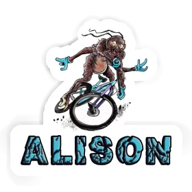 Sticker Alison Biker Image