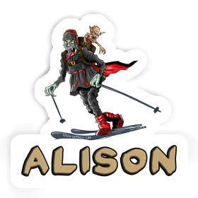 Alison Sticker Telemarker Image