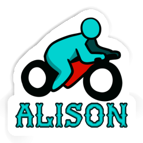 Motorbike Sticker Alison Image