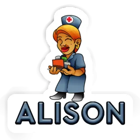 Sticker Nurse Alison Image