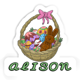 Sticker Easter basket Alison Image