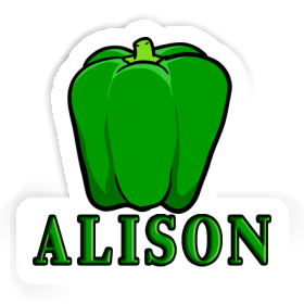 Sticker Alison Paprika Image