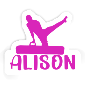 Sticker Gymnast Alison Image