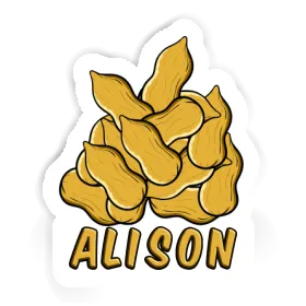 Nut Sticker Alison Image