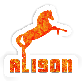 Horse Sticker Alison Image