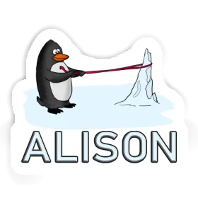 Alison Aufkleber Pinguin Image