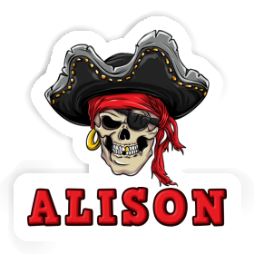 Sticker Pirate-Head Alison Image