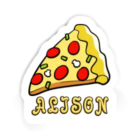 Sticker Alison Pizza Image