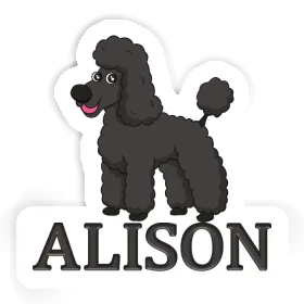 Sticker Poodle Alison Image