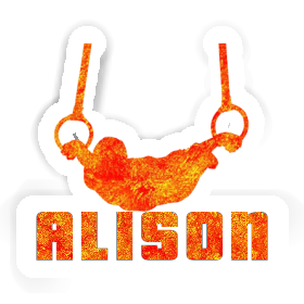 Ring gymnast Sticker Alison Image