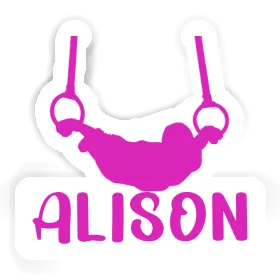 Sticker Alison Ring gymnast Image