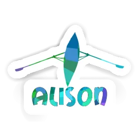 Sticker Ruderboot Alison Image