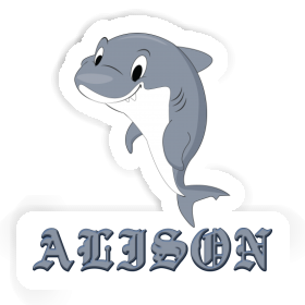 Shark Sticker Alison Image