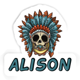 Alison Sticker Baby-Skull Image