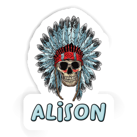 Indian Sticker Alison Image