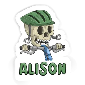 Biker Sticker Alison Image