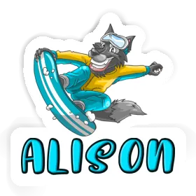 Sticker Boarder Alison Image