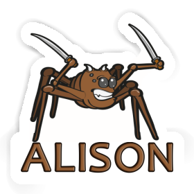 Alison Sticker Spider Image