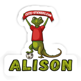 Sticker Lizard Alison Image