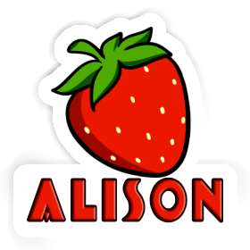 Erdbeere Sticker Alison Image