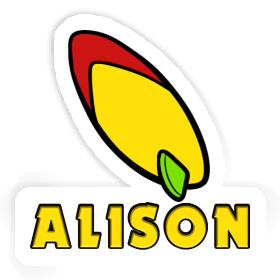 Sticker Surfboard Alison Image