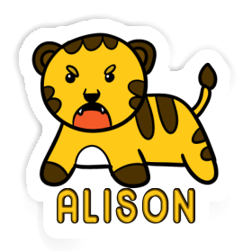 Alison Sticker Tiger Image