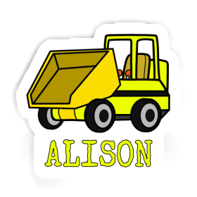 Alison Sticker Front Tipper Image