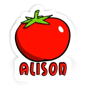 Alison Sticker Tomato Image