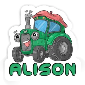 Tractor Sticker Alison Image